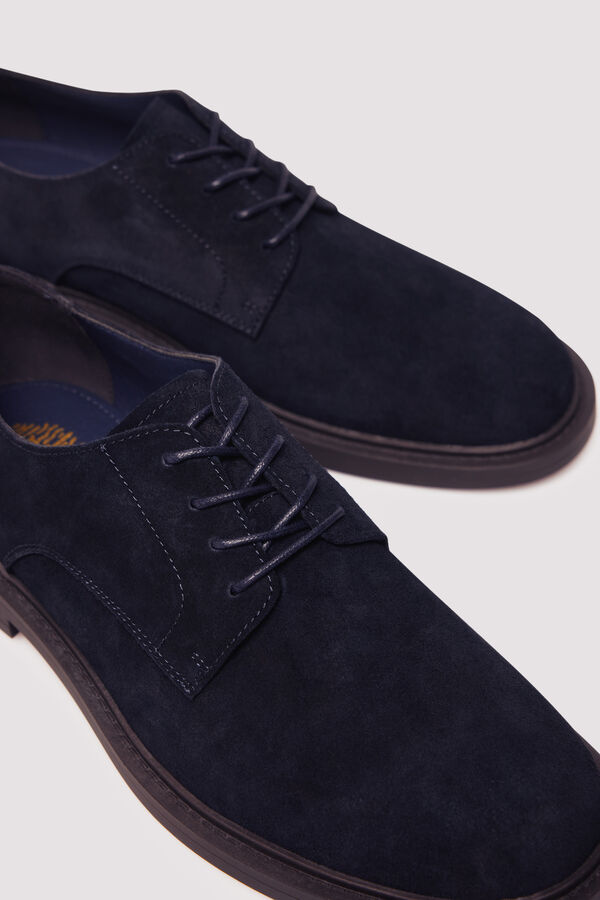 Springfield Leather dress shoe blue