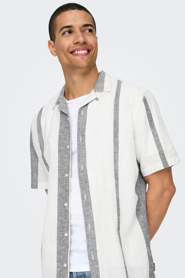 Only & Sons Short sleeve shirt white