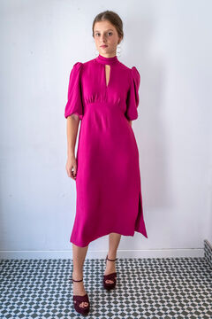 Cul Sac Vestido midi franzido