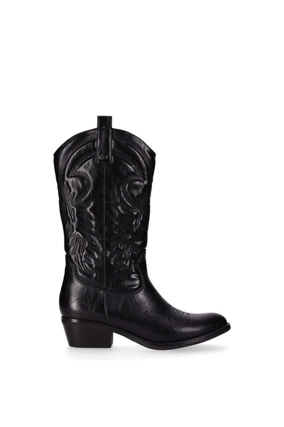 Botas cowboy bordados decorativos