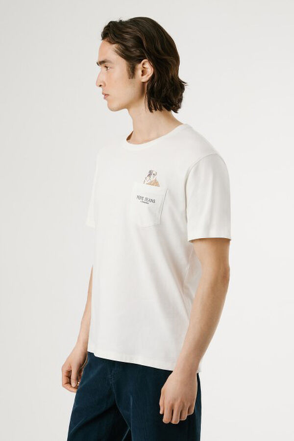 Pepe Jeans T-shirt Thansen bege