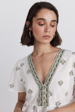 Springfield Peplum shirt with neckline details