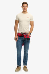 Superdry Basic short sleeve with small logo T-shirt nude