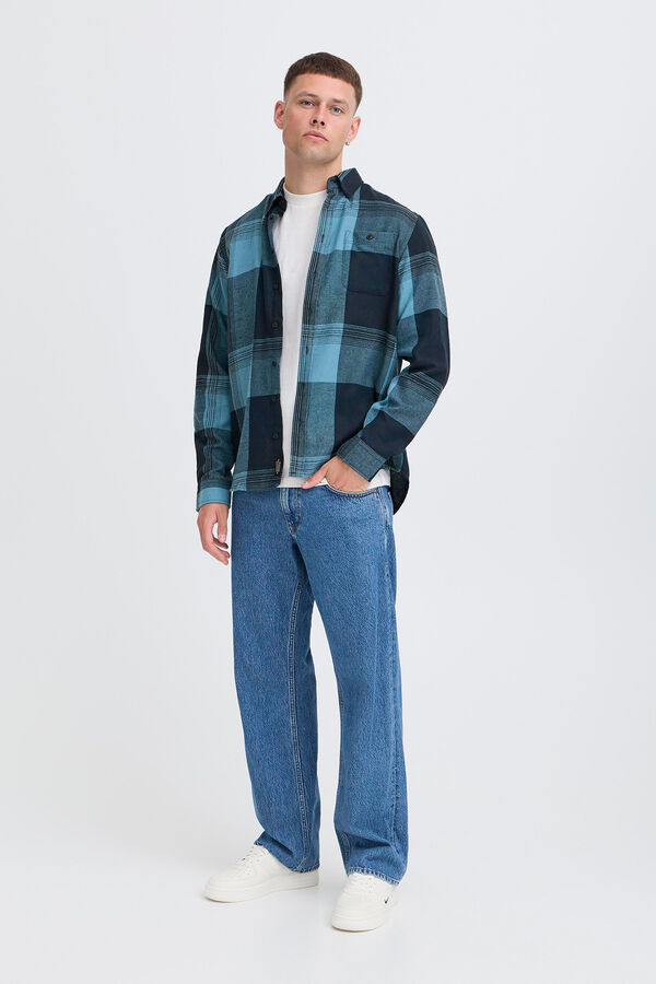 Blend Long-sleeved shirt  blue