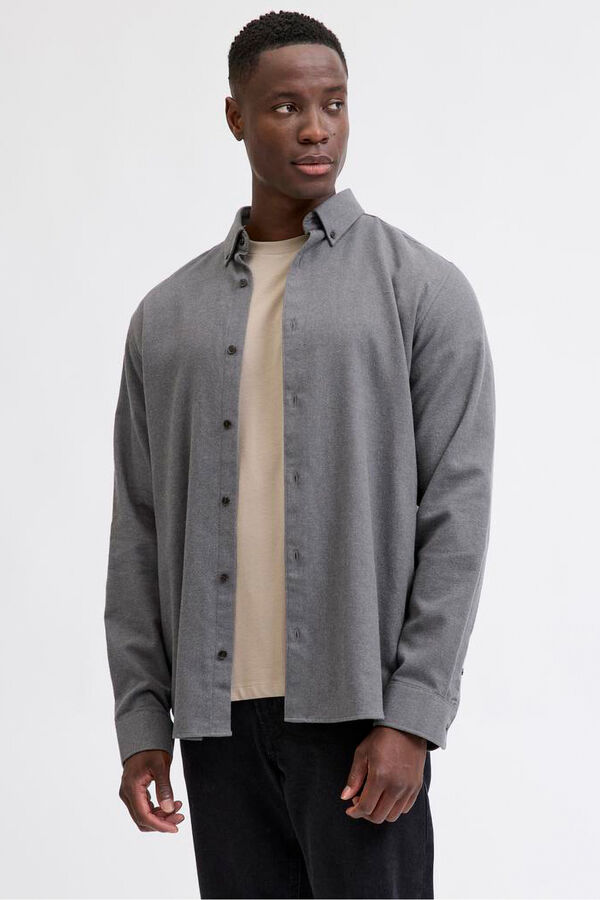JJ REBEL Classic serge shirt grey
