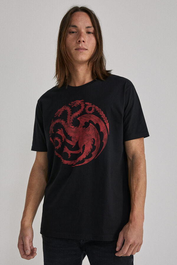 Springfield T-shirt Game Of Thrones preto