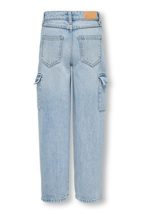 Only Girls Girl's cargo cowboy blue