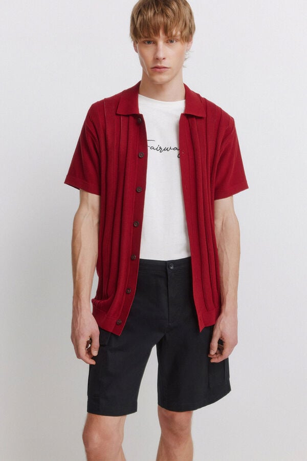 Springfield Bermuda cargo comfort fit negro