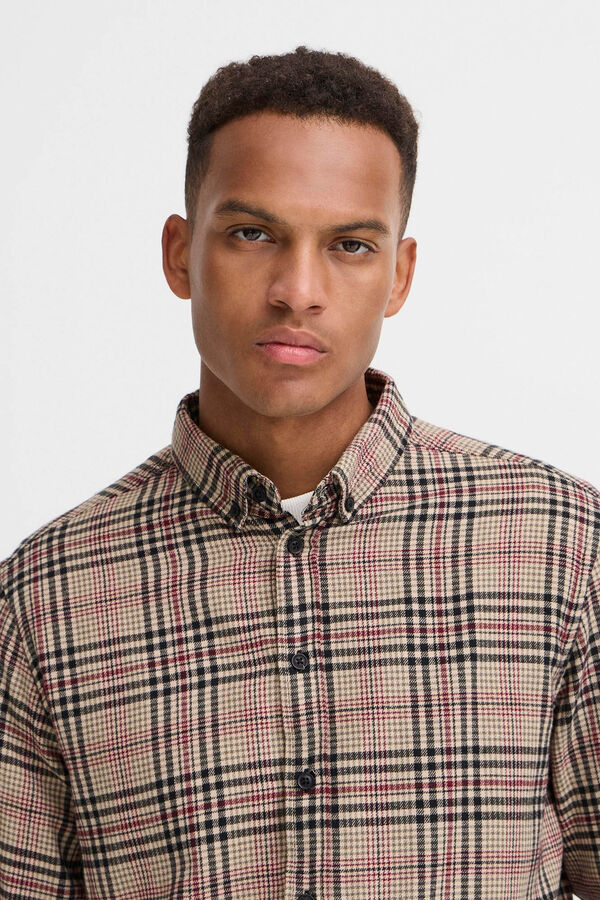 Blend Checkered shirt black