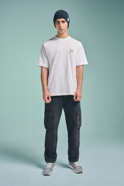 Springfield Pedri X Springfield black cargo jeans grey