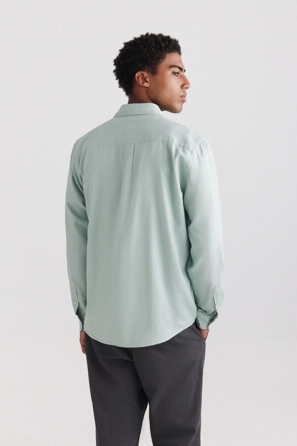Springfield Camisa estruturada verde