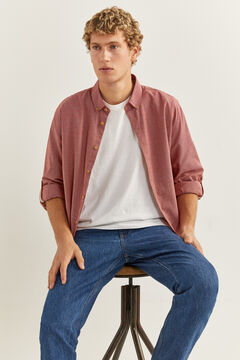 Springfield Chemise structur&eacute;e bordeaux