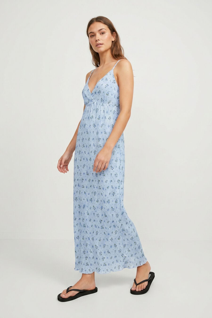 Vestido largo de tirantes