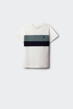 Springfield Kids T-shirt manga curta color block para menino