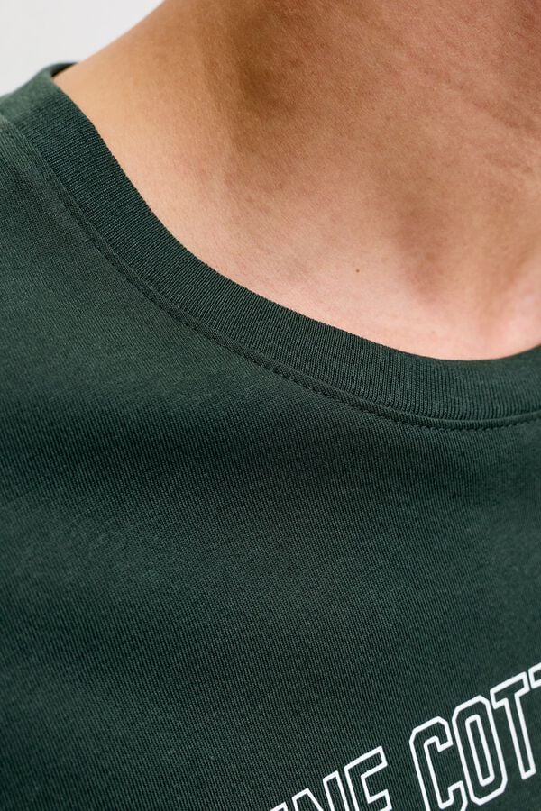 Jack & Jones PLUS Camiseta manga corta estampada turquesa