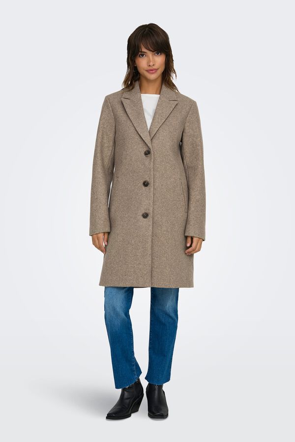 JDY Cloth coat nude
