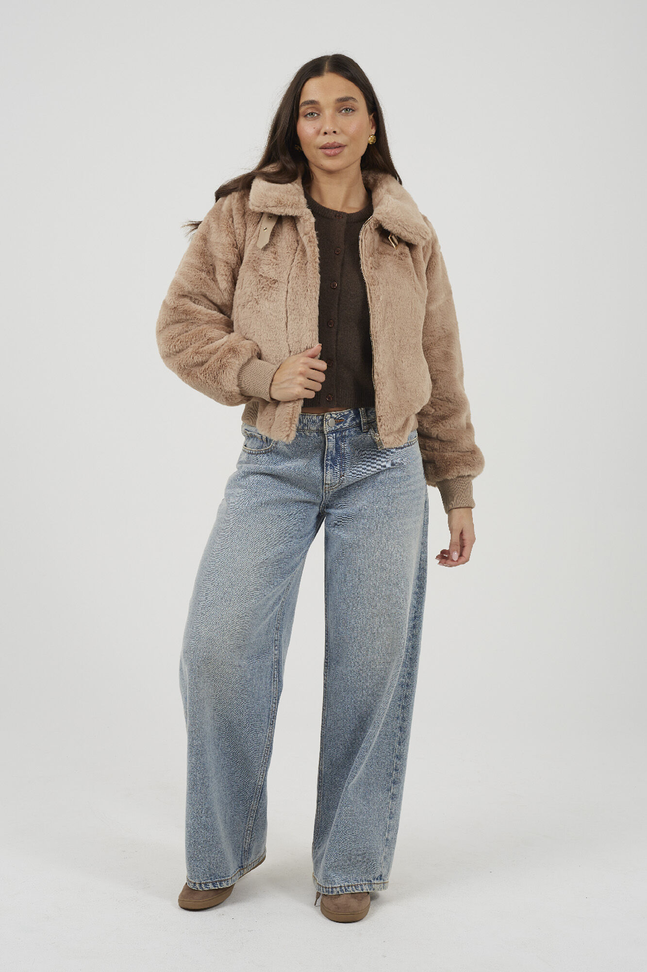 Brave Soul Chaqueta de pelo