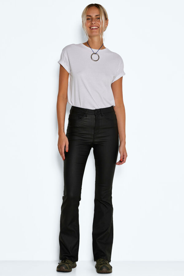 Noisy May Flare Jeans Sallie preto