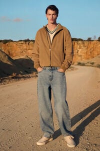 Springfield Light wash straight fit jeans