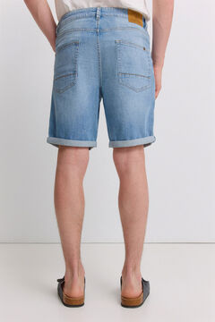 Springfield Ultraleichte Slim-Fit-Jeans-Bermudas