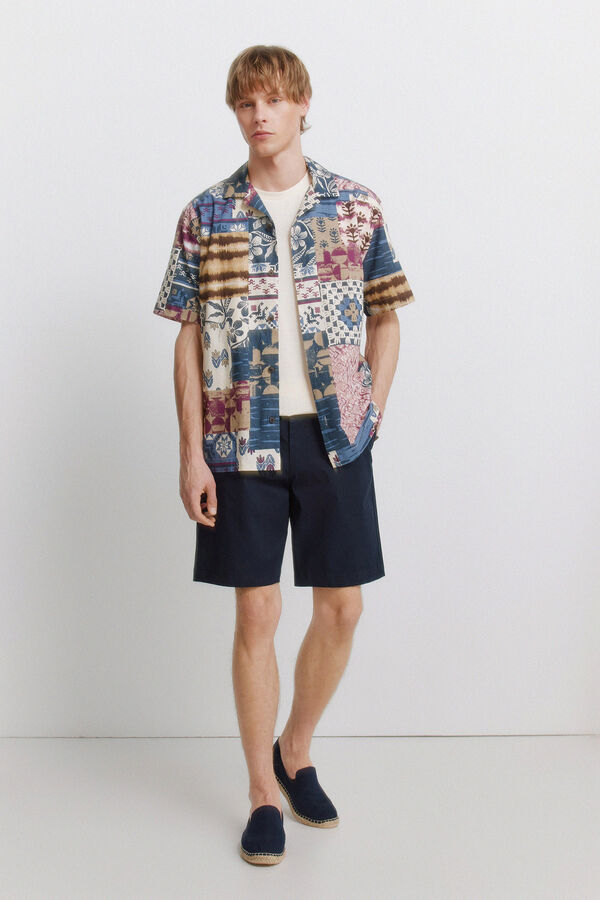 Springfield Comfort fit Bermuda shorts blue