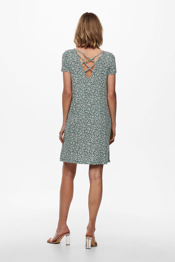 Only Short sleeve short dress Zelena