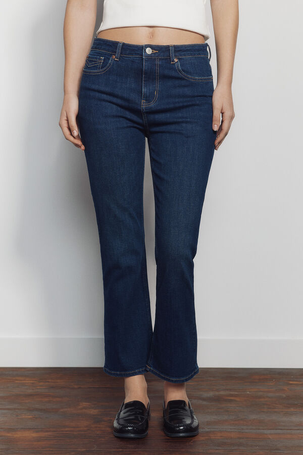 Springfield Cal&ccedil;as jeans flare azul