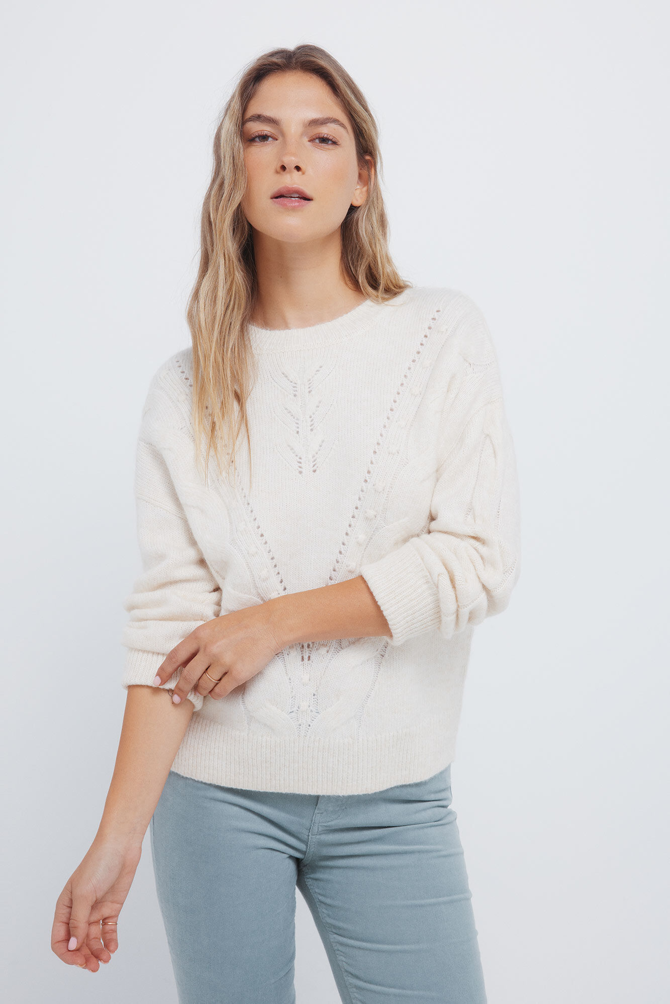 Springfield V-shaped braided jumper