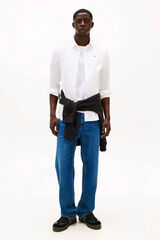 Tommy Jeans Slim stretch shirt white