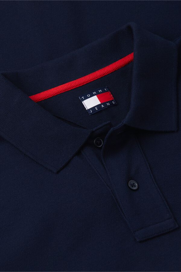 Tommy Jeans Short sleeve polo shirt blue