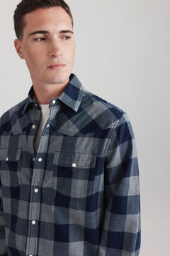 Springfield Chemise &agrave; carreaux avec empi&egrave;cement et poches