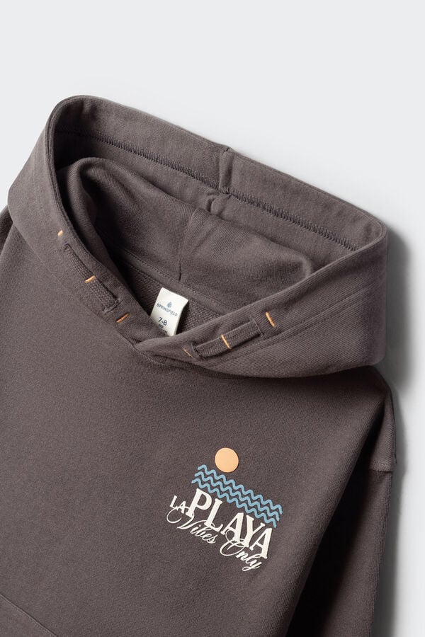 Springfield Kids Sudadera "La Playa" ni&ntilde;o gris