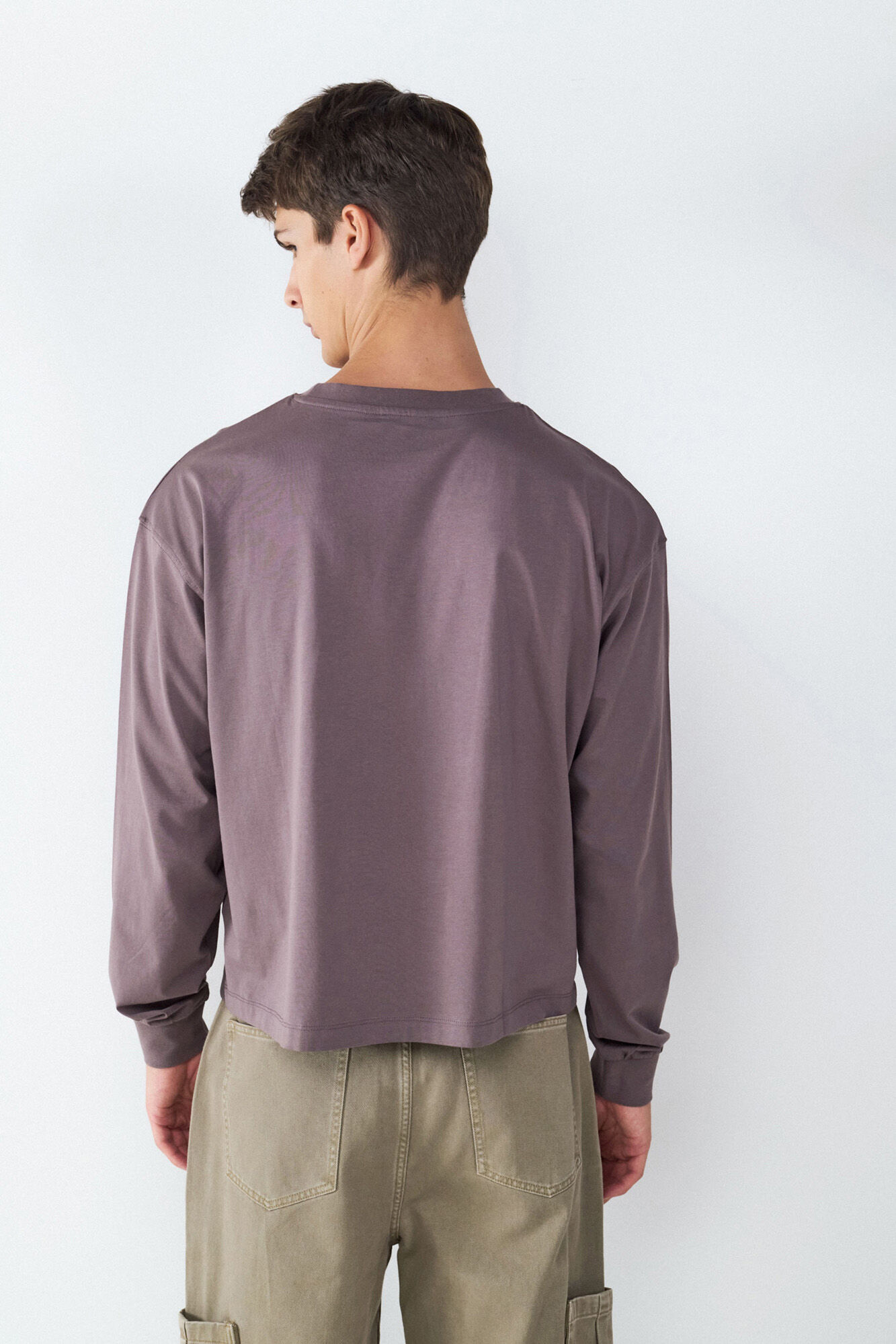 Balmohk long sleeve boxy t-shirt