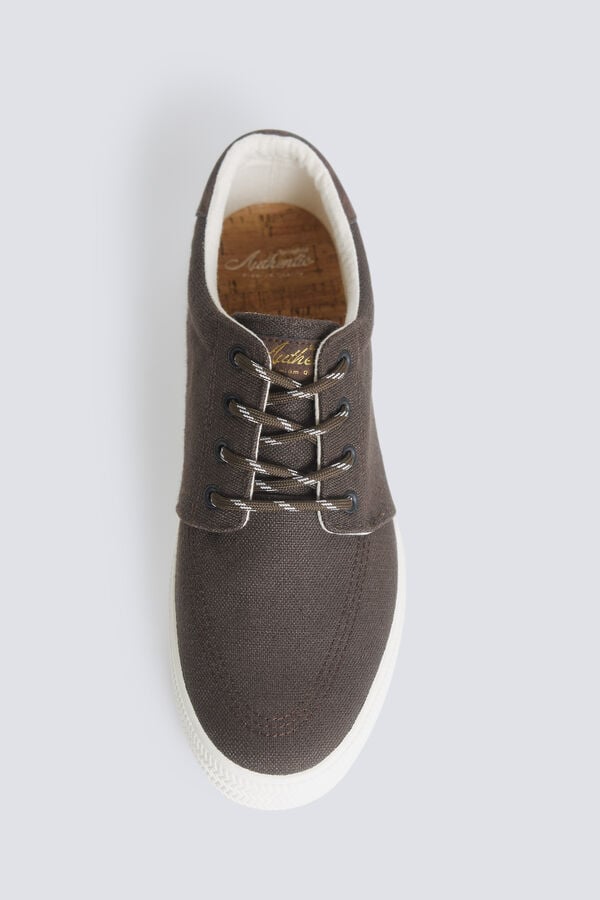 Springfield Iconic fabric sneaker nude