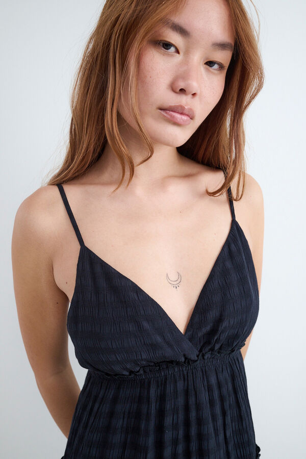 Balmohk Rustic mini dress black