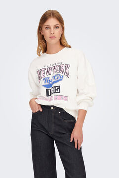 Springfield Sweatshirt de manga comprida branco
