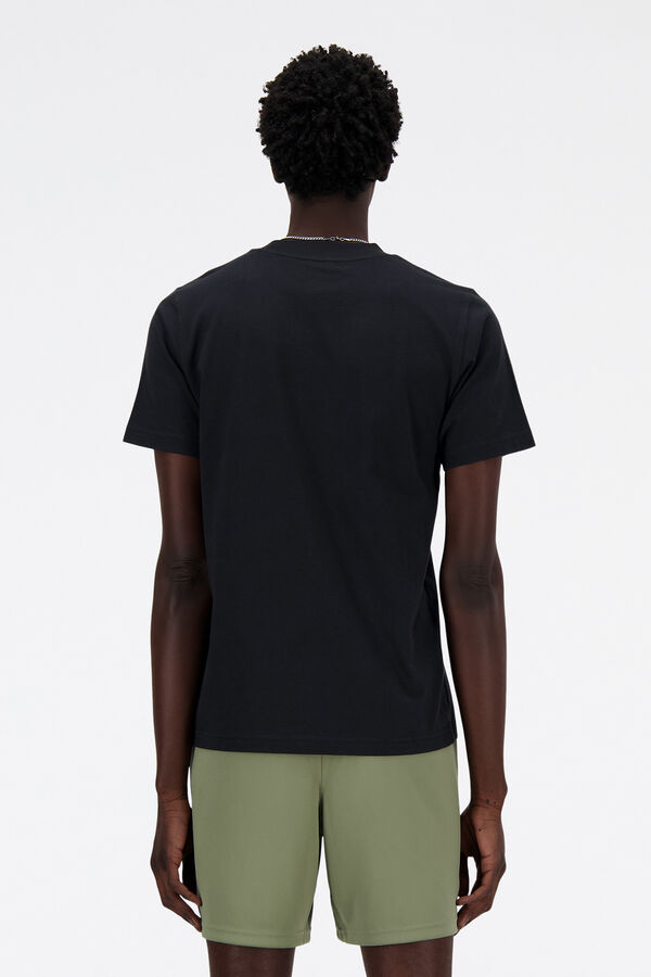 New Balance Camiseta com logotipo Sport Essentials black