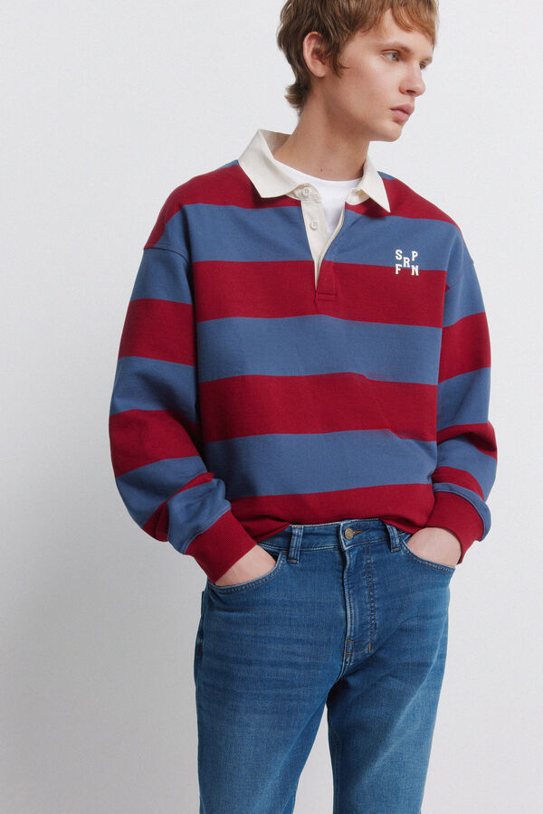 Springfield Medium wash slim fit jeans blue