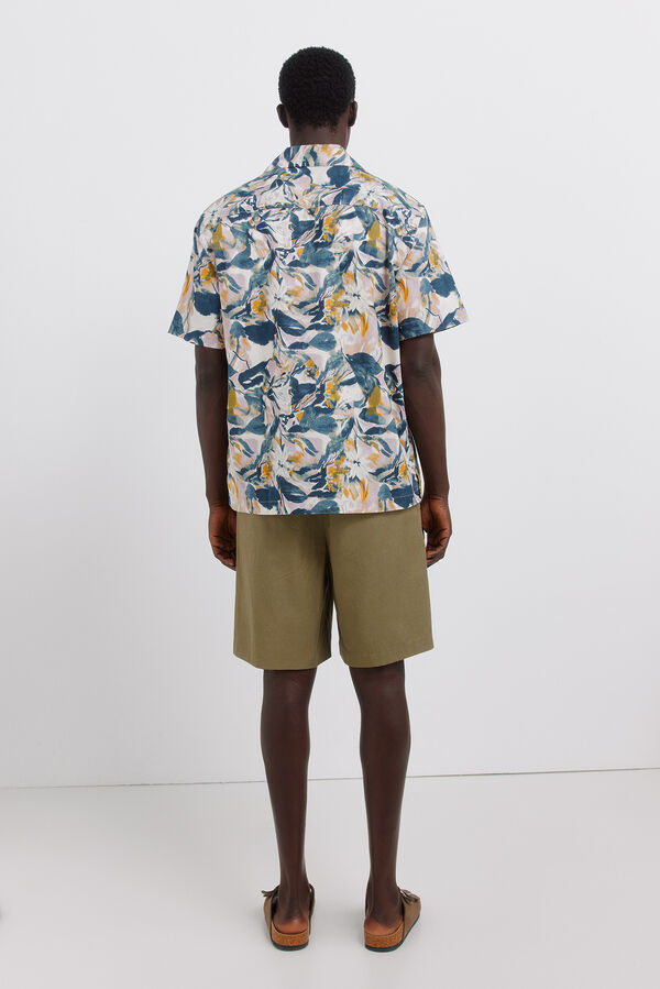 Springfield Fluid wide fit Bermuda shorts beige