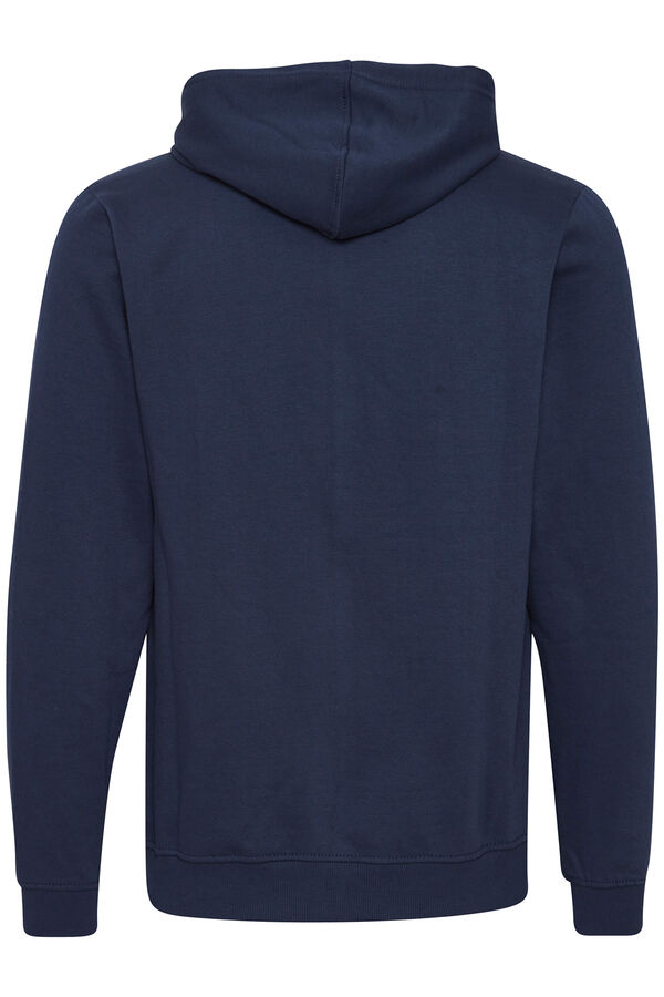 Springfield Sweatshirt with hood and zip fastening tamno plava