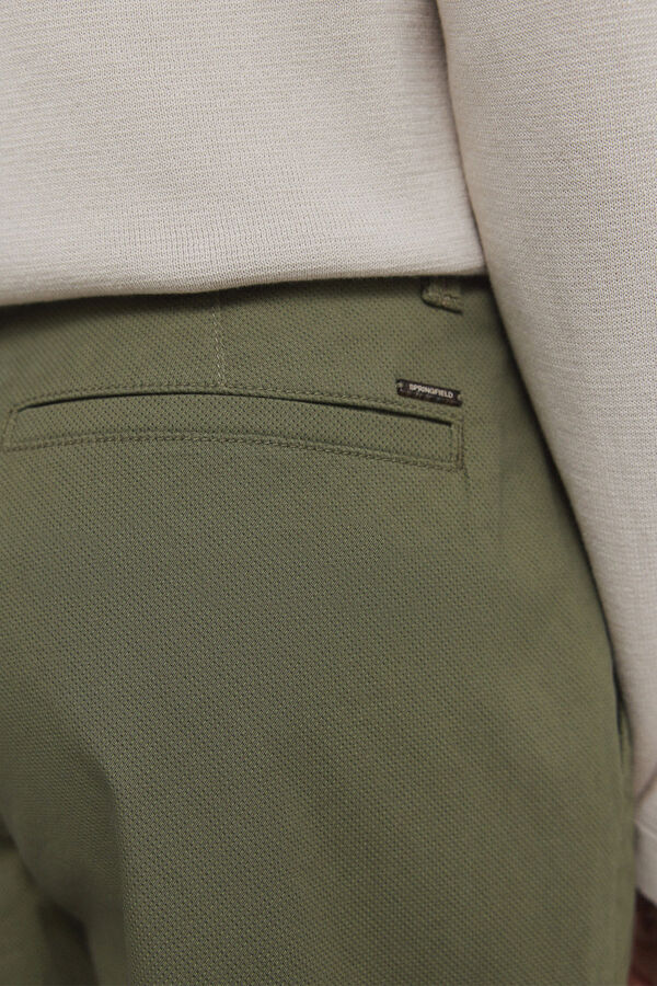 Springfield Cal&ccedil;as chino microestampado slim fit estampado