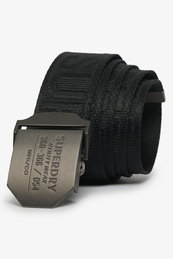 Superdry Gürtel mit Schnalle Schwarz