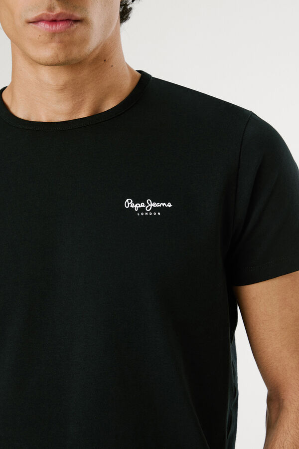 Pepe Jeans Slim short sleeve t-shirt black