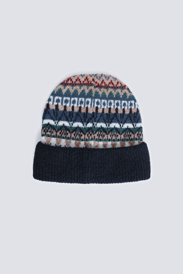 Springfield Jacquard beanie beanie blue