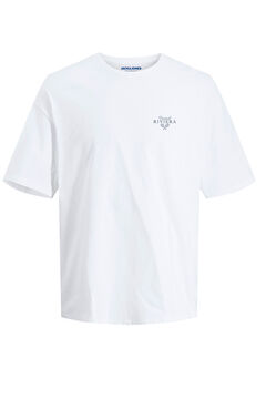 Springfield Camiseta oversize fit blanco