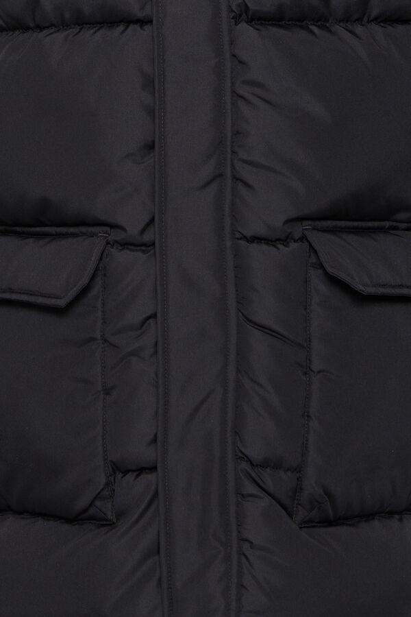 Blend Jaqueta Parka Longa    preto