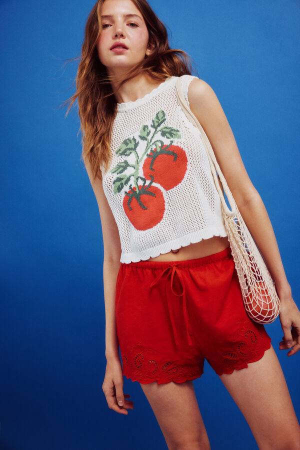 High Spirits Cal&ccedil;&otilde;es Candy vermelho