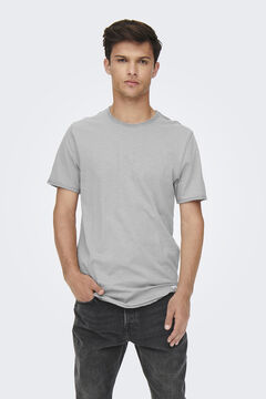 Springfield Camiseta manga corta gris claro