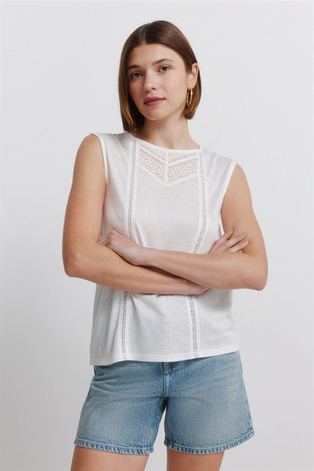 Springfield Crochet vest top