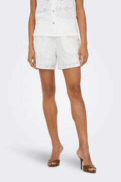 JDY Short encaje calado